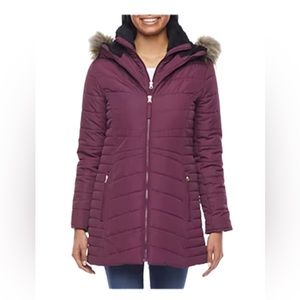 Rothschild Long Hooded Midweight Puffer Jacket/Size Small